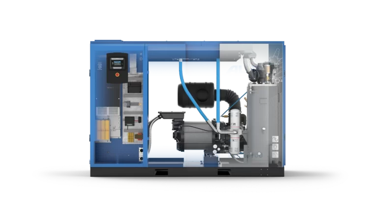 תהליך ביצוע דחיסת אוויר