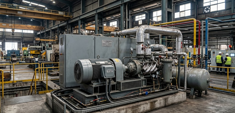 סטנדרט של ניקיון: מתי חובה לשדרג למדחס תעשייתי נטול שמן (Oil-Free)?